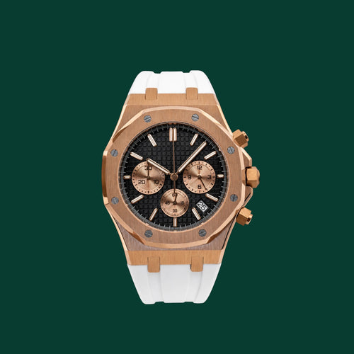 Royal Oak Rose Gold & White
