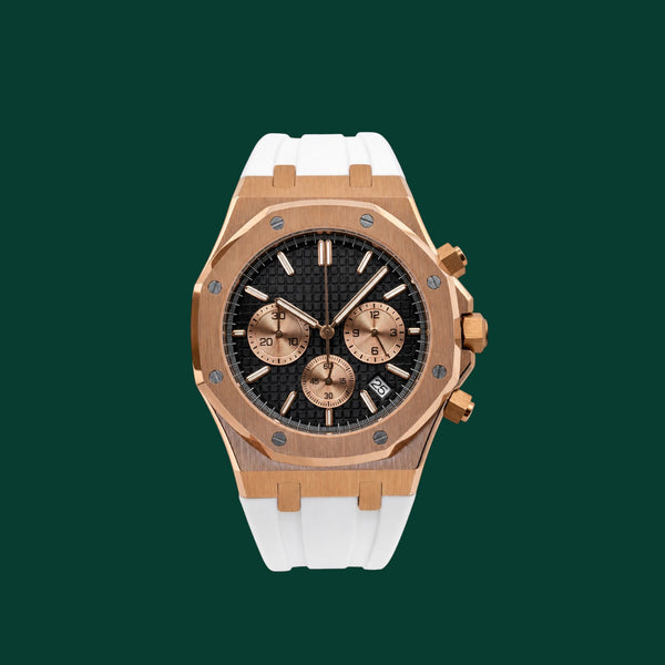 Royal Oak Rose Gold & White