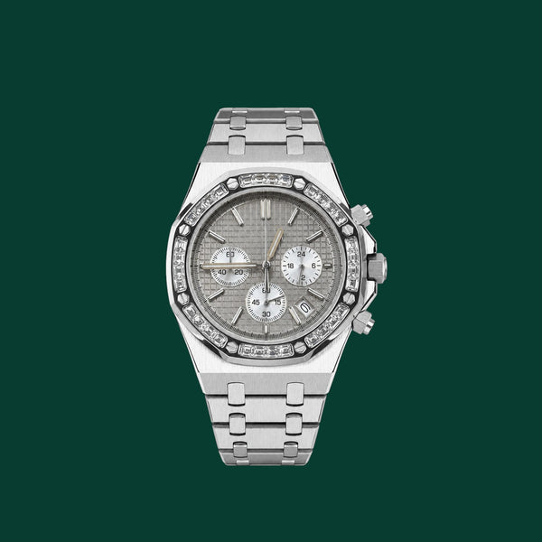Royal Oak Grey Diamond Bezel