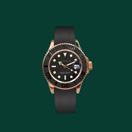 Yacht Master Rose Gold & Black