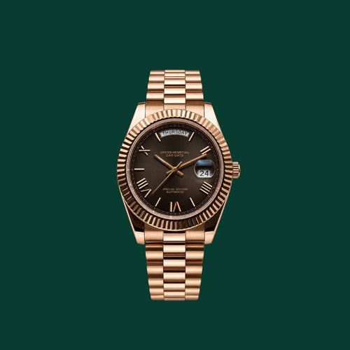 Daydate Rose Gold Smoke Dial