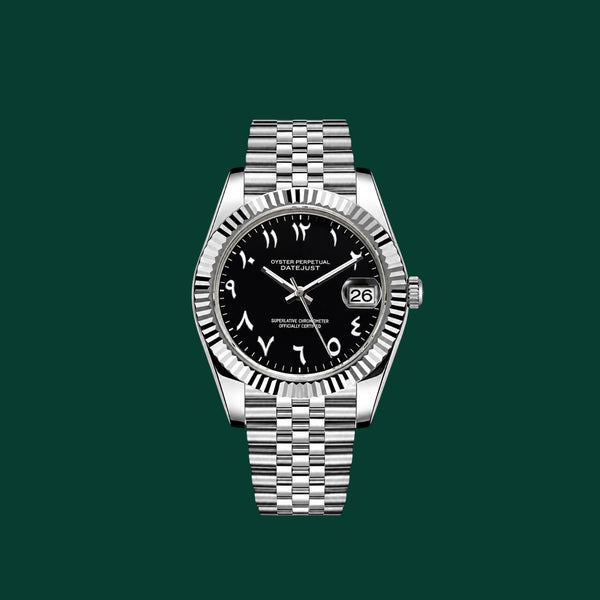 Datejust Black Arabic