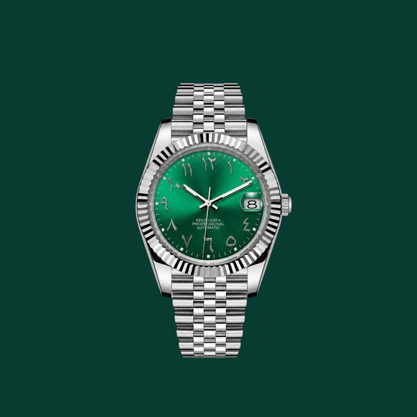 Datejust Arabic Green
