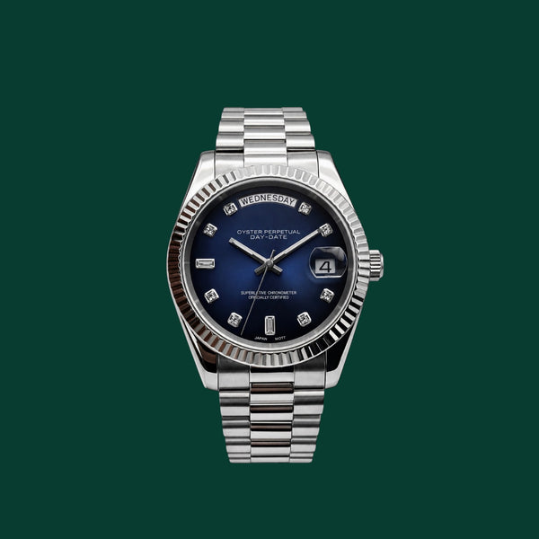 Daydate Midnight Blue Baguette diamonds