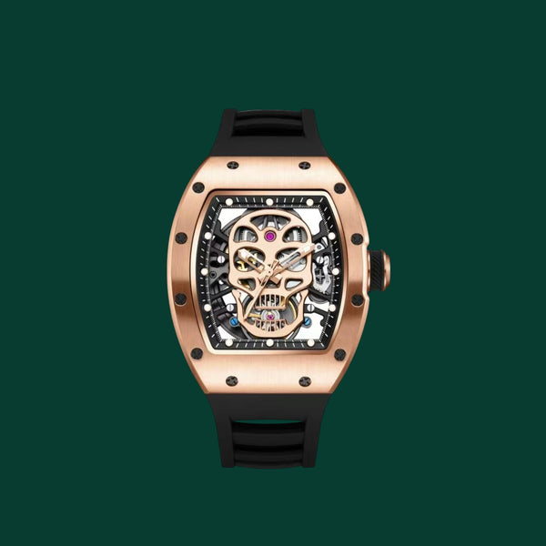 RM Watch Rose Gold Skull