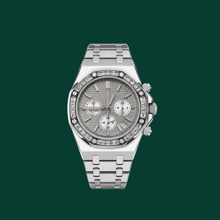 Royal Oak Grey Diamond Bezel