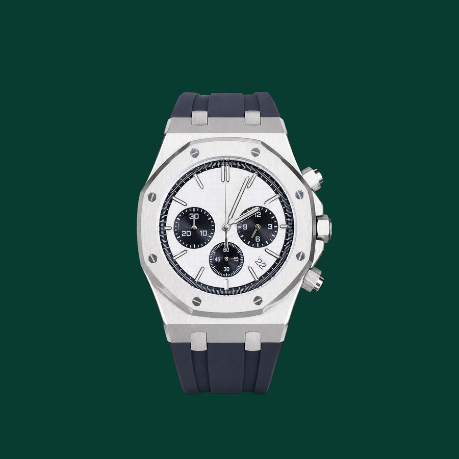 Royal Oak Chrono Rubber Silver