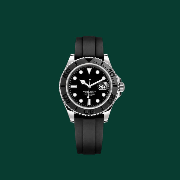 Yacht Master Silver Oysterflex