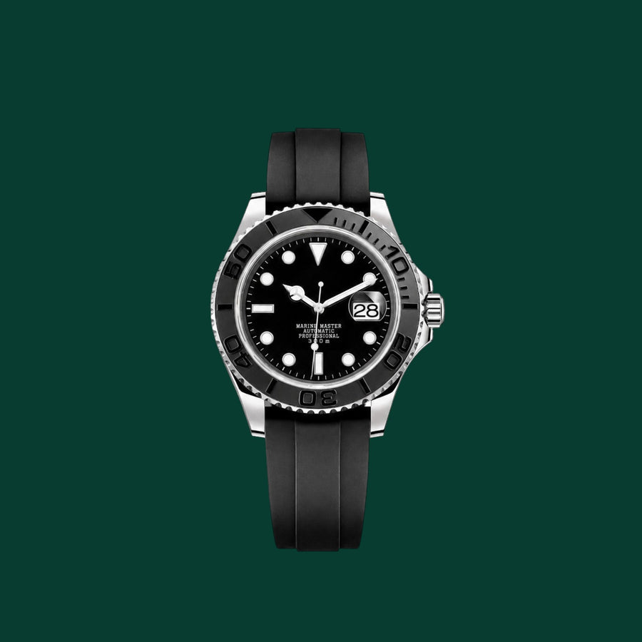 Yacht Master Silver Oysterflex