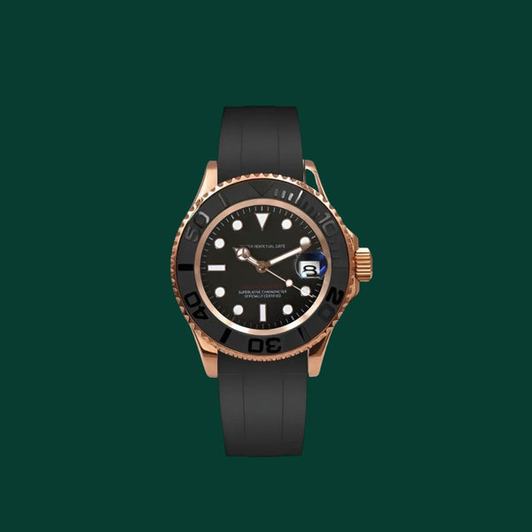 Yacht Master Rose Gold & Black