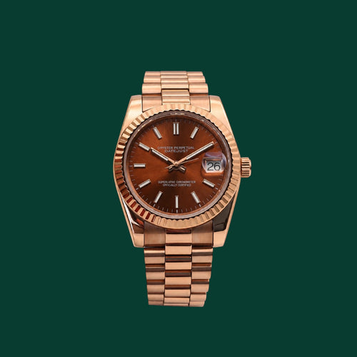 Datejust Rose Gold Chocolate