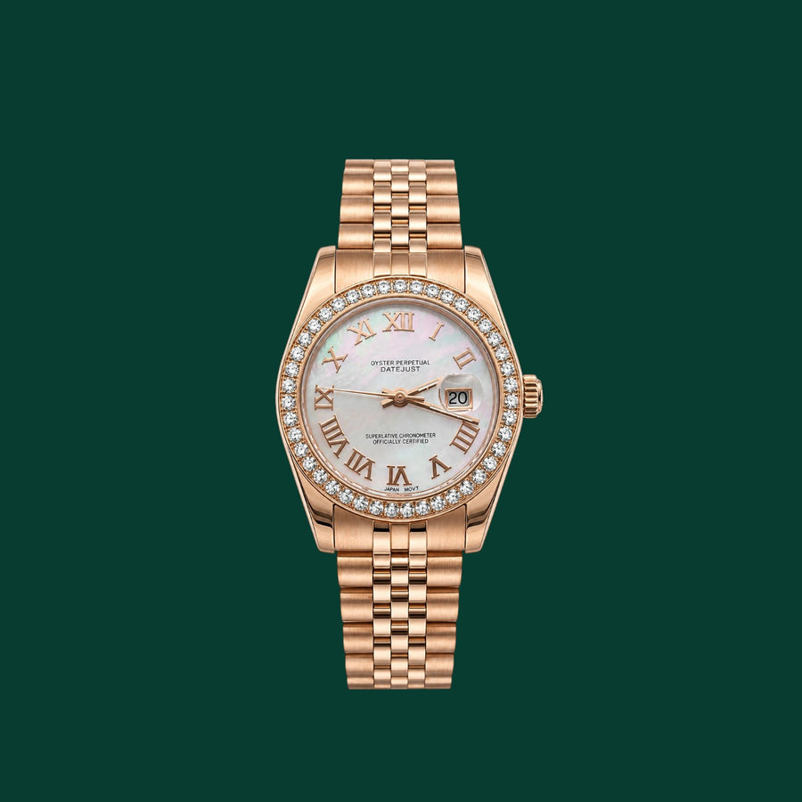 Datejust Mother of Pearl & Rose Gold