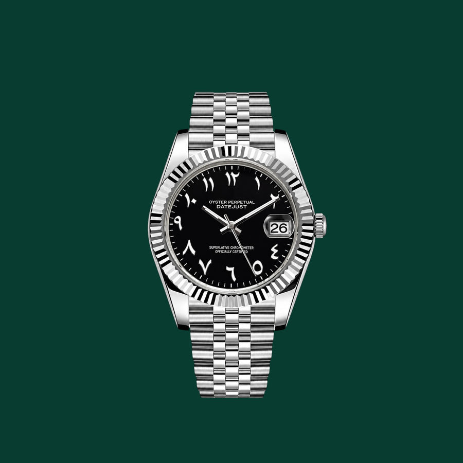 Datejust Black Arabic