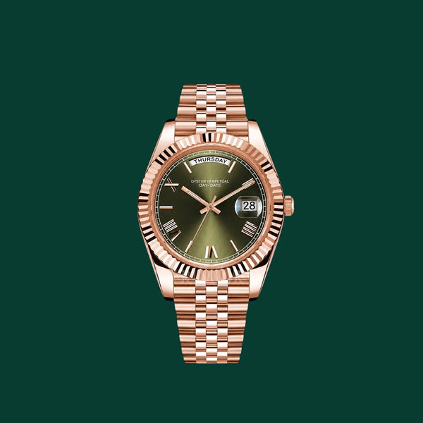 Daydate Rose Gold & Olive