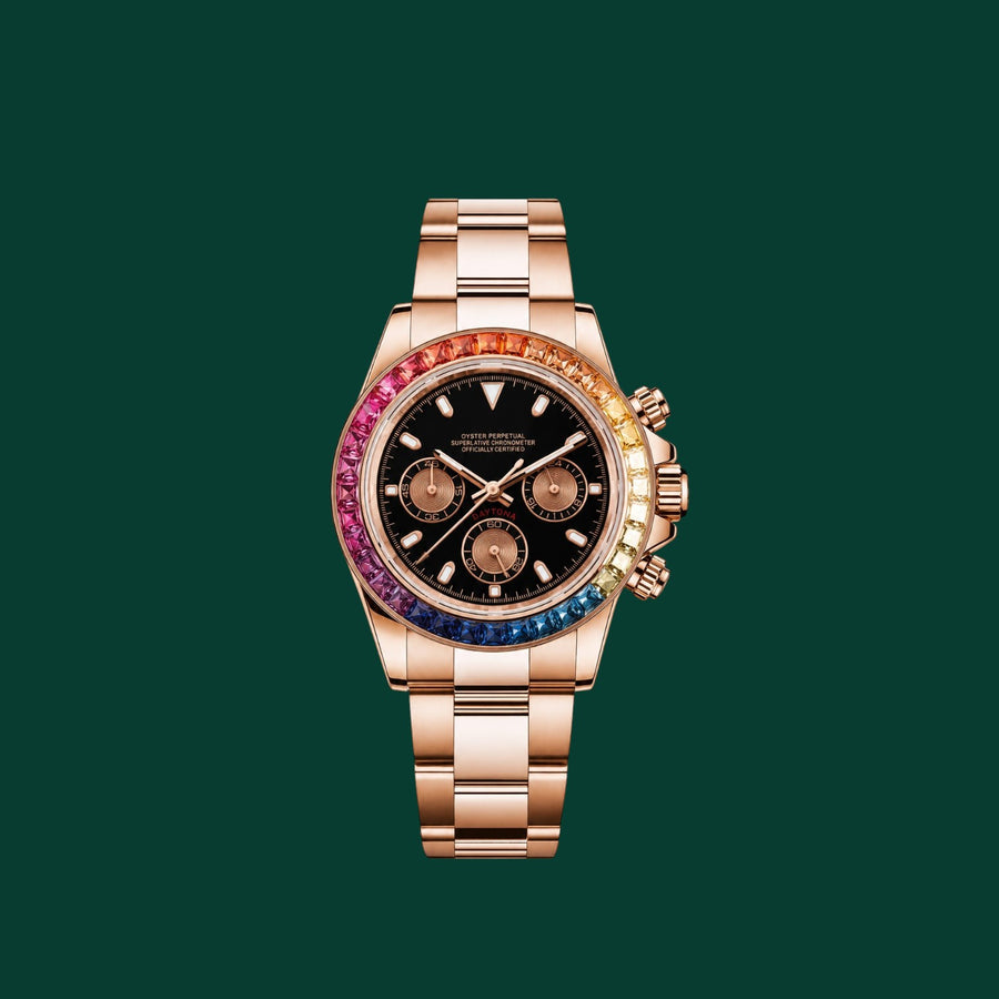 Daytona Rose Gold Rainbow