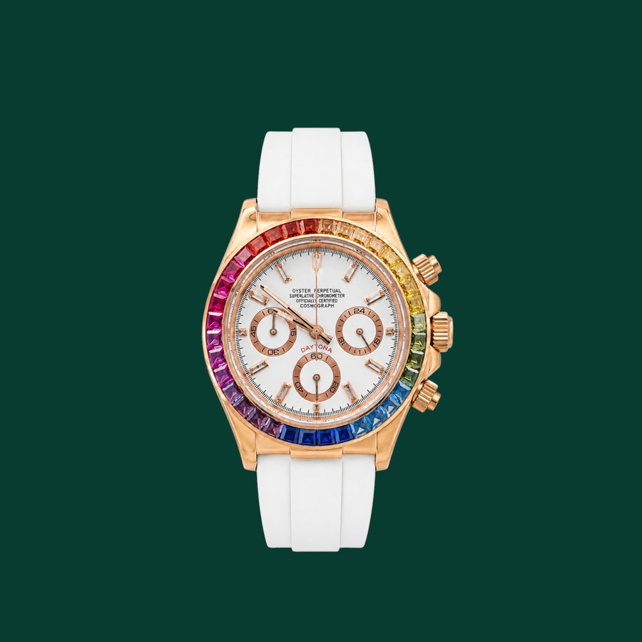 Daytona Rainbow White Oysterflex