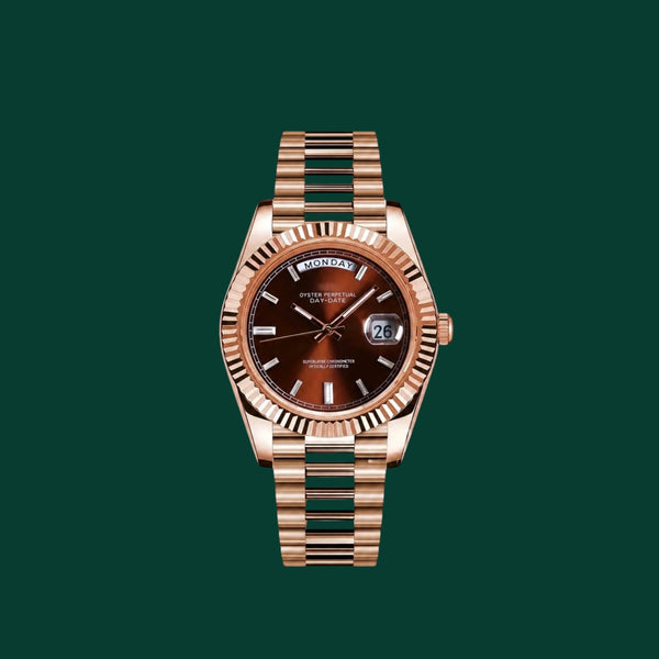 Daydate Rose Gold & Chocolate