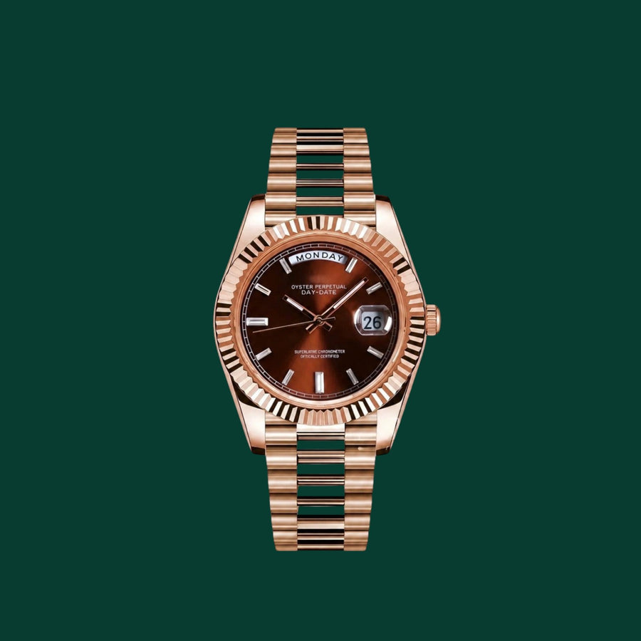Daydate Rose Gold & Chocolate