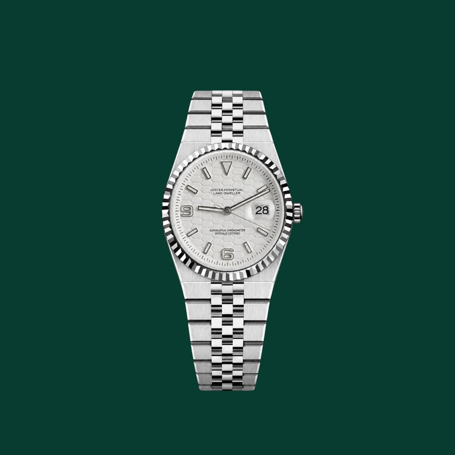 Land Dweller White Dial