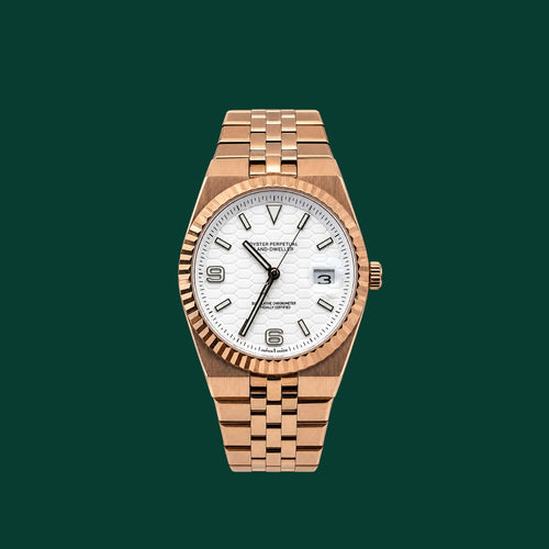 Land Dweller Rose Gold & White
