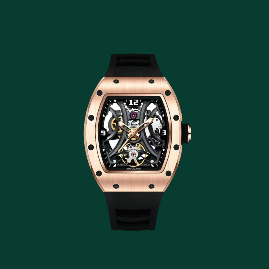 RM Watch  Rose Gold skeleton