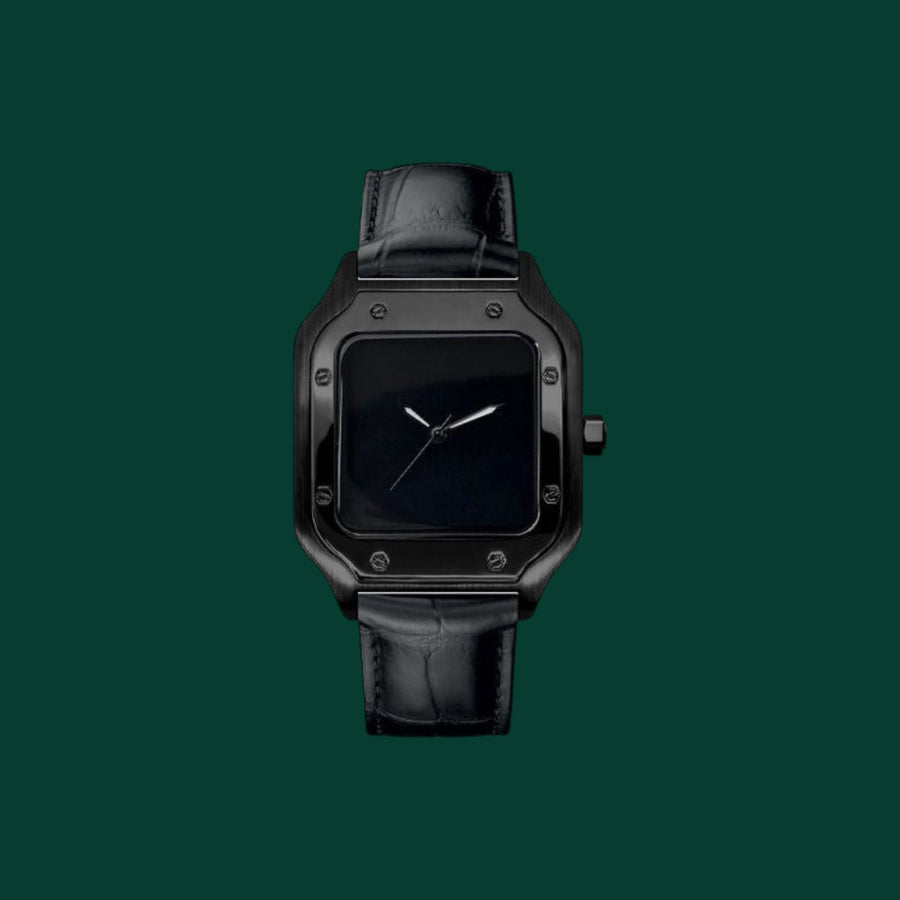 VANTOS MOD - BLACKED OUT (LEATHER STRAP)