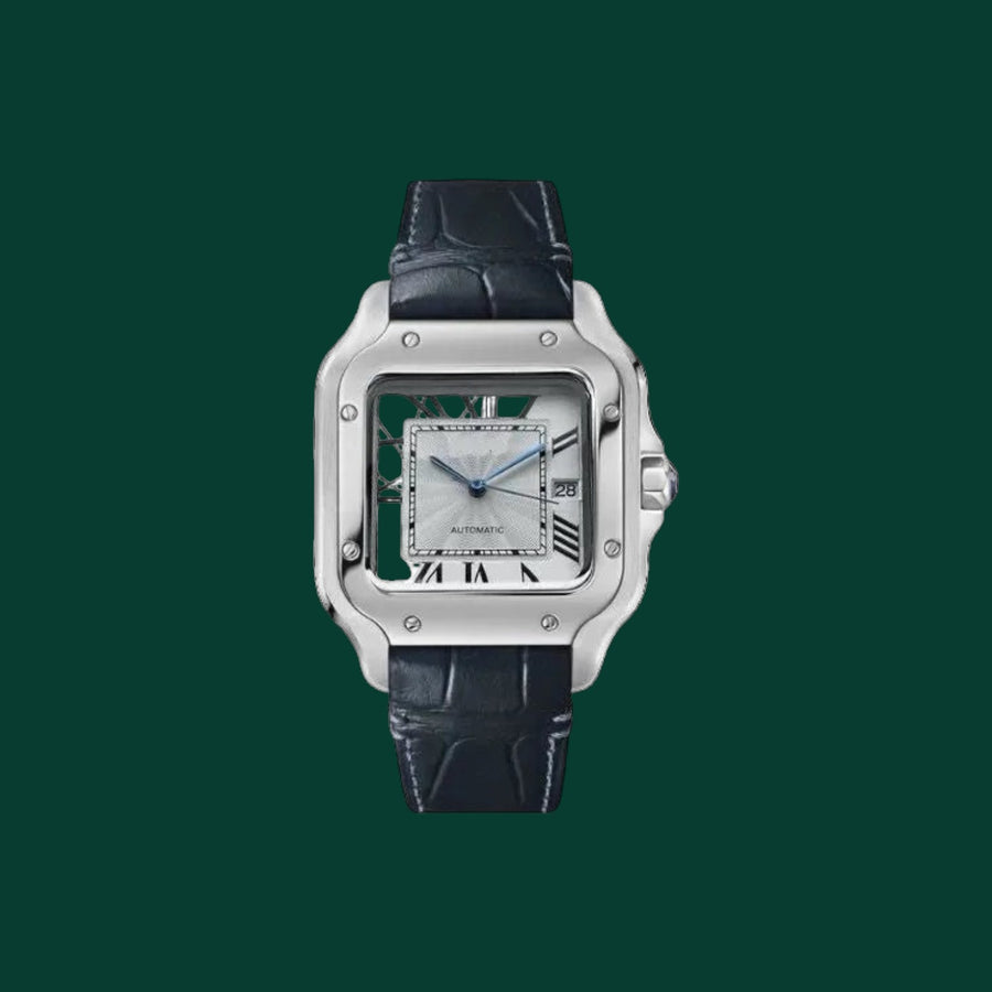 VANTOS MOD - (BLACK LEATHER STRAP)