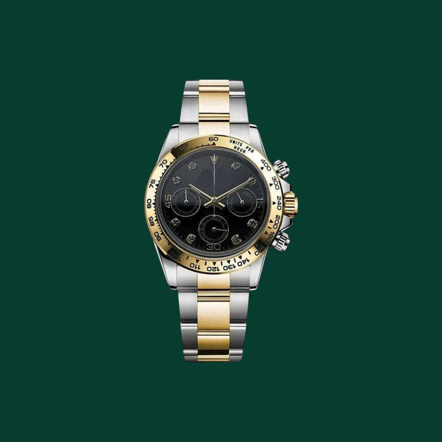 TONA MOD BLACK-  GOLD DIAMOND