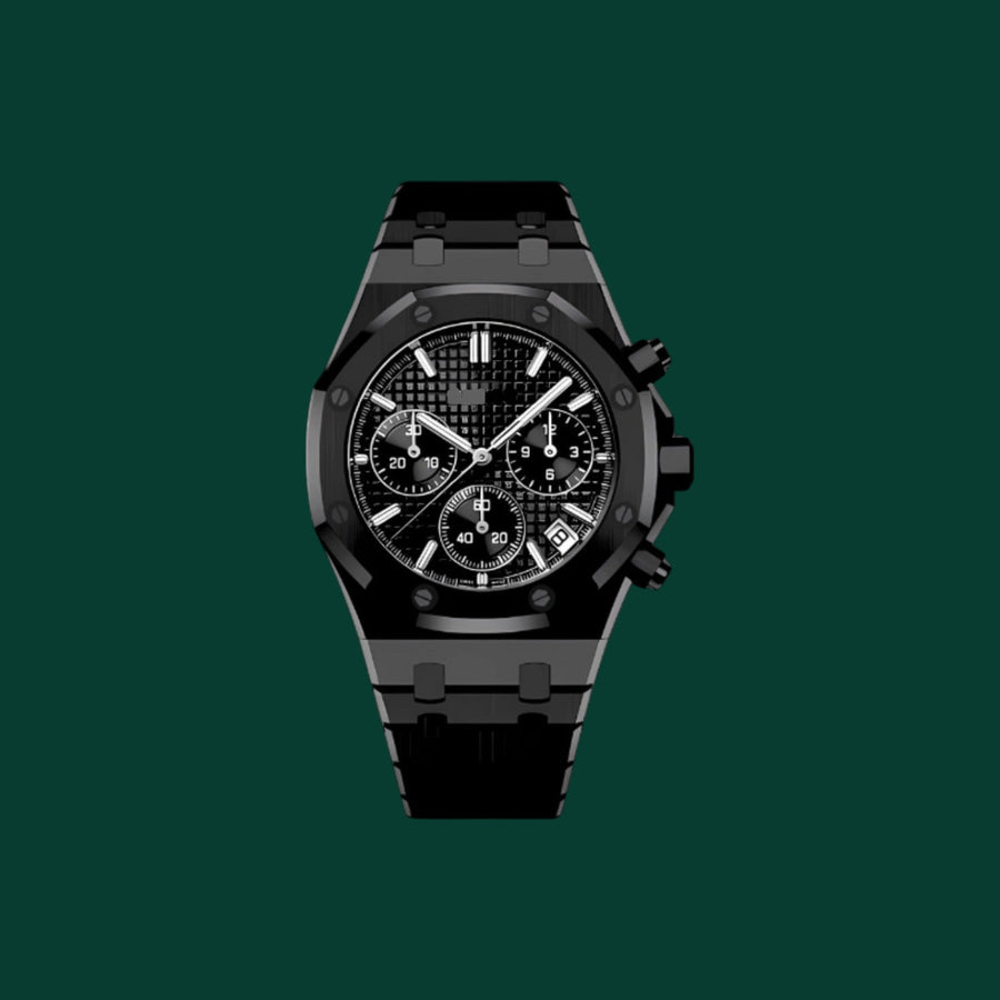 OAK MOD CHRONOGRAPH - BLACKED OUT