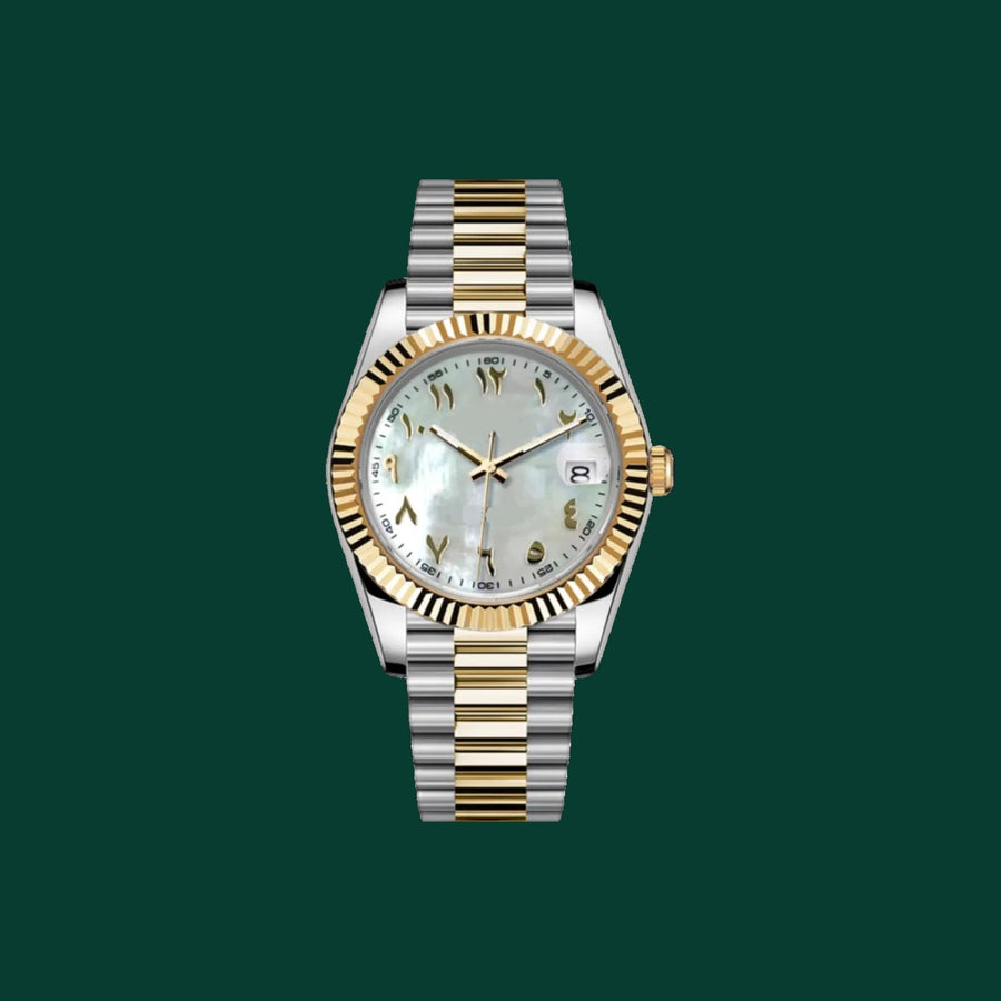 MOR CLASSIC MOD - TOW-TONE GOLD ARABIC